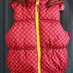 Girls Pink Hooded Vest